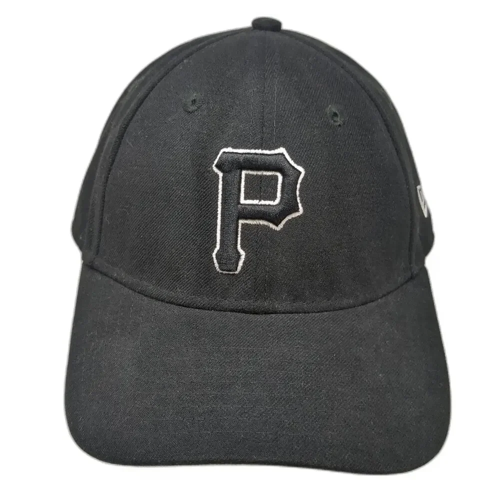 New Era Baseball Cap Black One Size MLB Pittsburgh Pirates Skull Strapback Hat